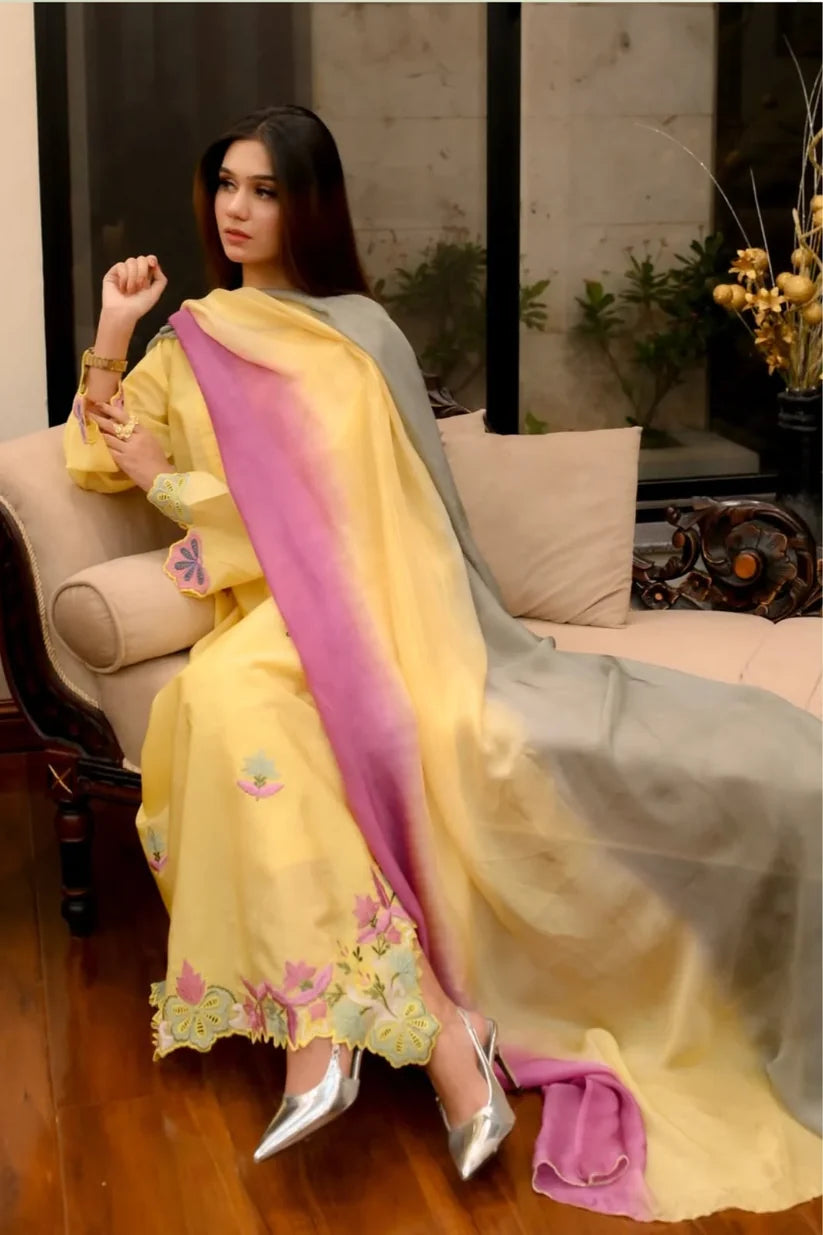Butter Kaftan 3PC