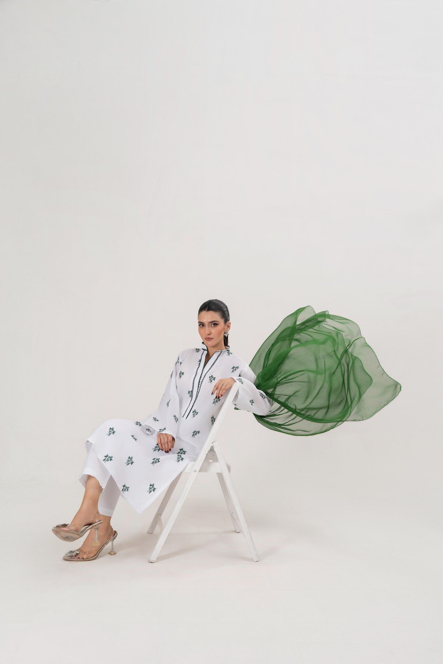 Azadi Embroidered 3-Pcs