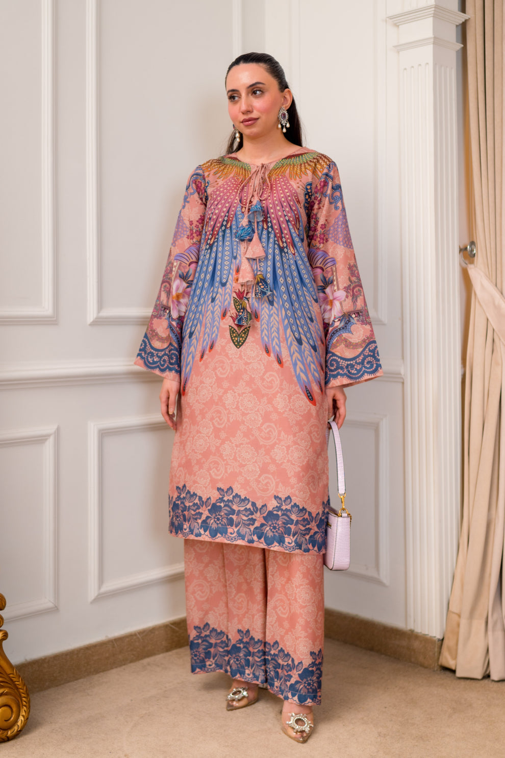 Tail-Feathers Digital Printed 2 PCs