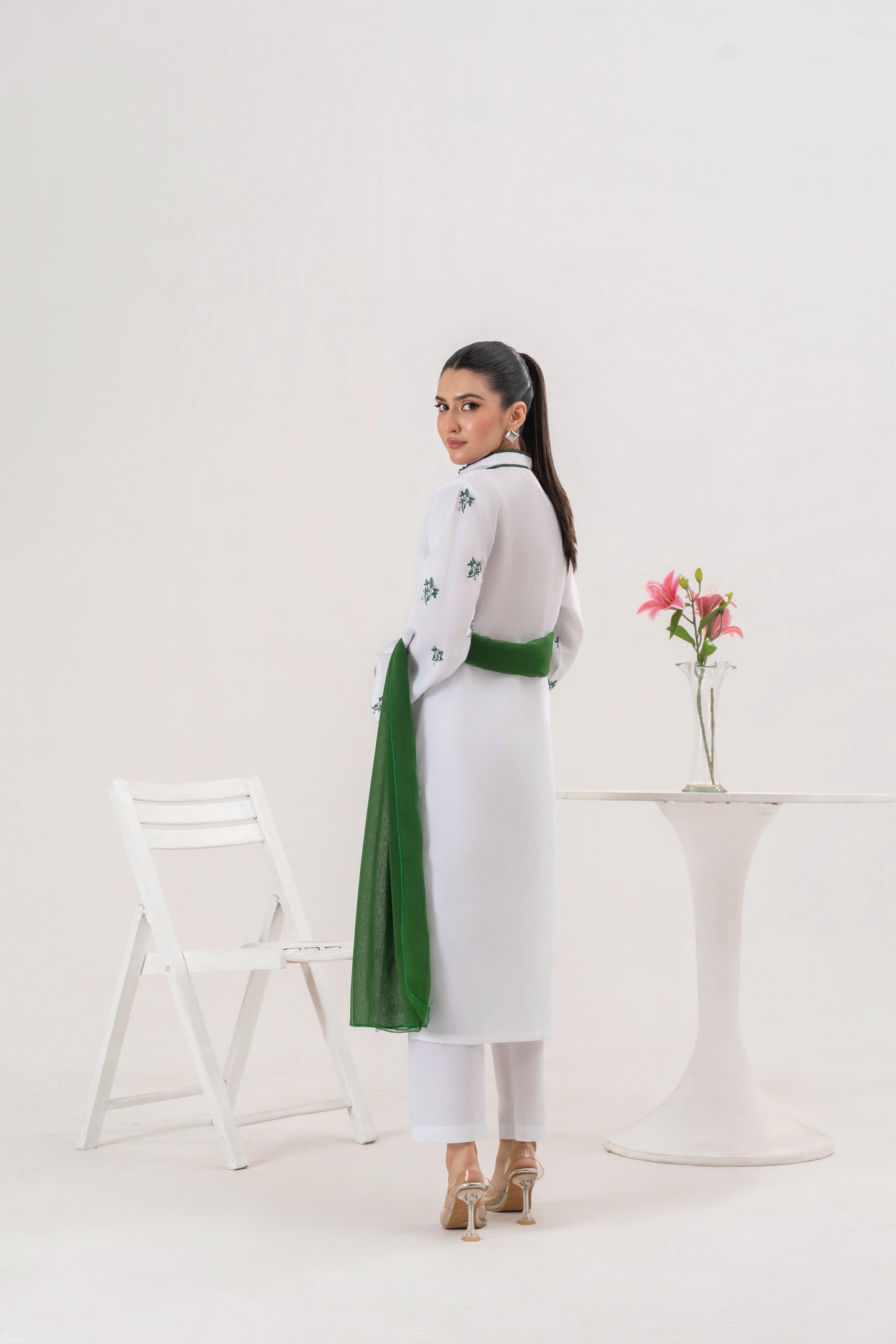 Azadi Embroidered 3-Pcs