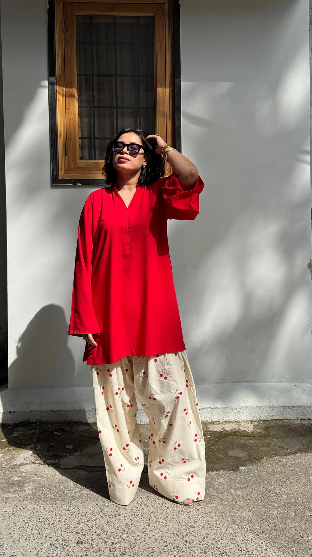 Cherry 3PC FARSHI SHALWAR