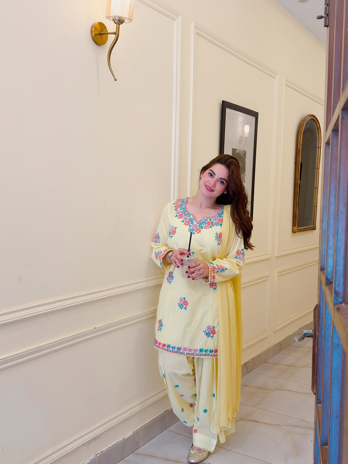 MINA Pastel Yellow 3PC Suit