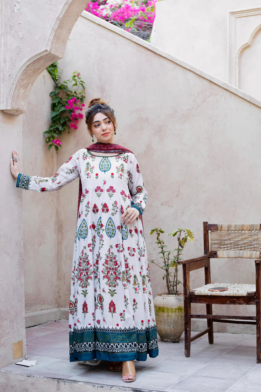 Floor-Length Anarkali Frock