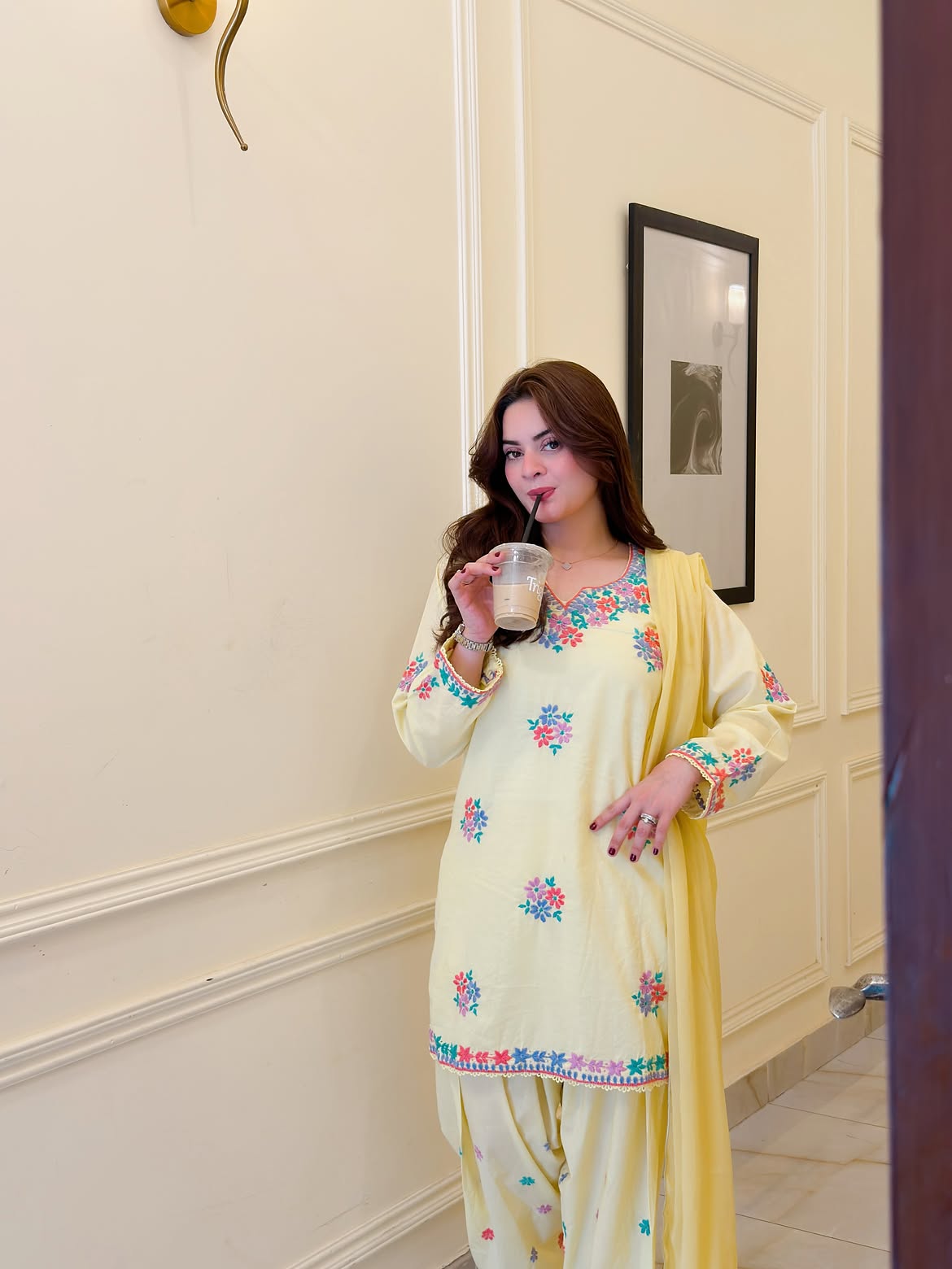 MINA Pastel Yellow 3PC Suit