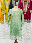 FANCY HAND WORK KHAADI 03PC SUIT