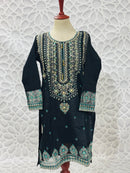 FANCY HAND WORK KHAADI 03PC SUIT