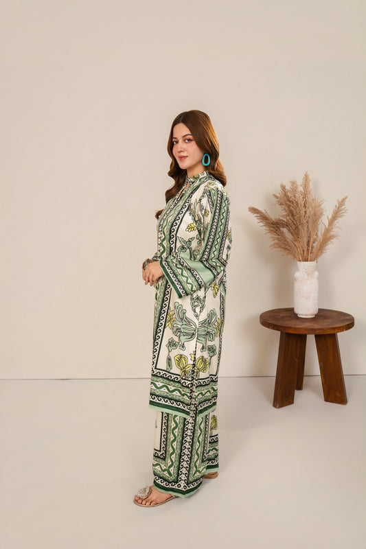 GREEN MINT VELVET - 2PCS