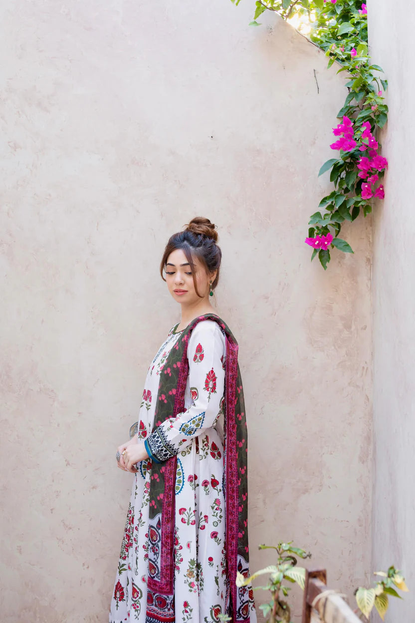 Floor-Length Anarkali Frock