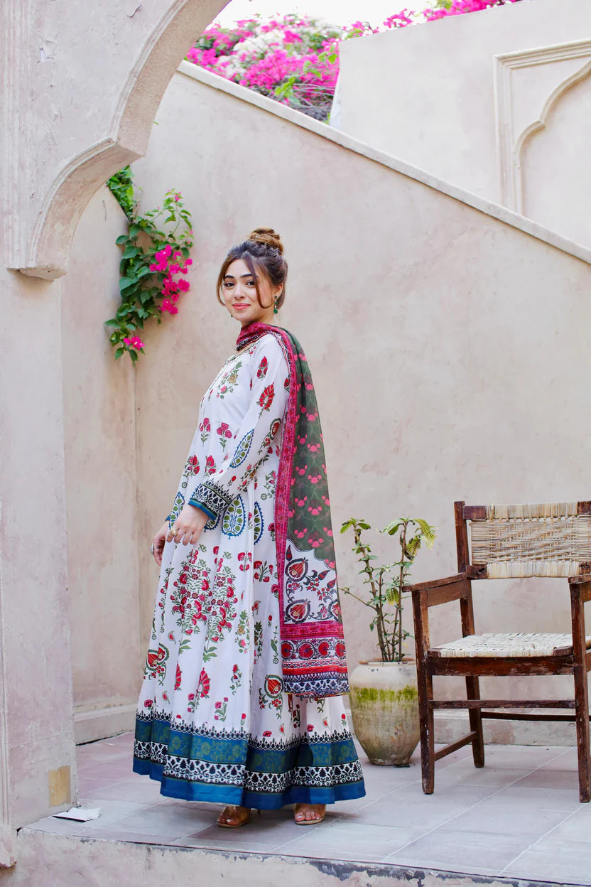 Floor-Length Anarkali Frock