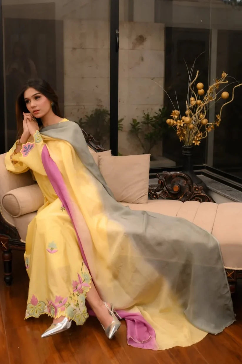 Butter Kaftan 3PC