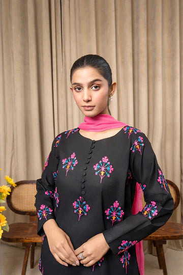 Black Blossom 3Pc Suit