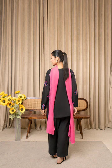 Black Blossom 3Pc Suit