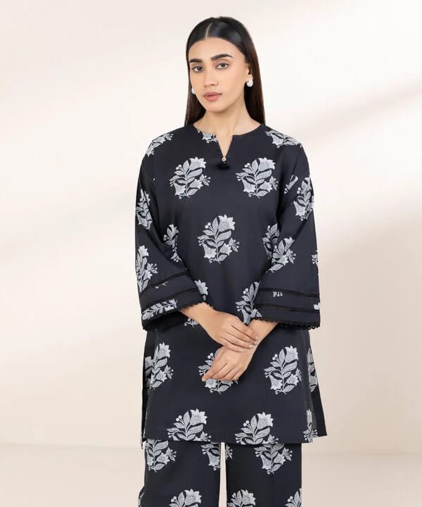 ZEENAT White 2PCS