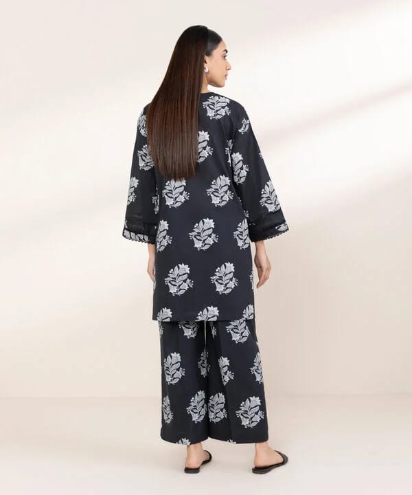 ZEENAT White 2PCS
