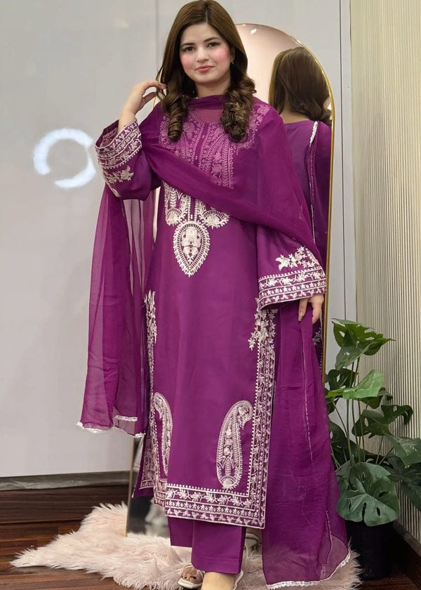 MARIA EMBROIDERED 3-PCS