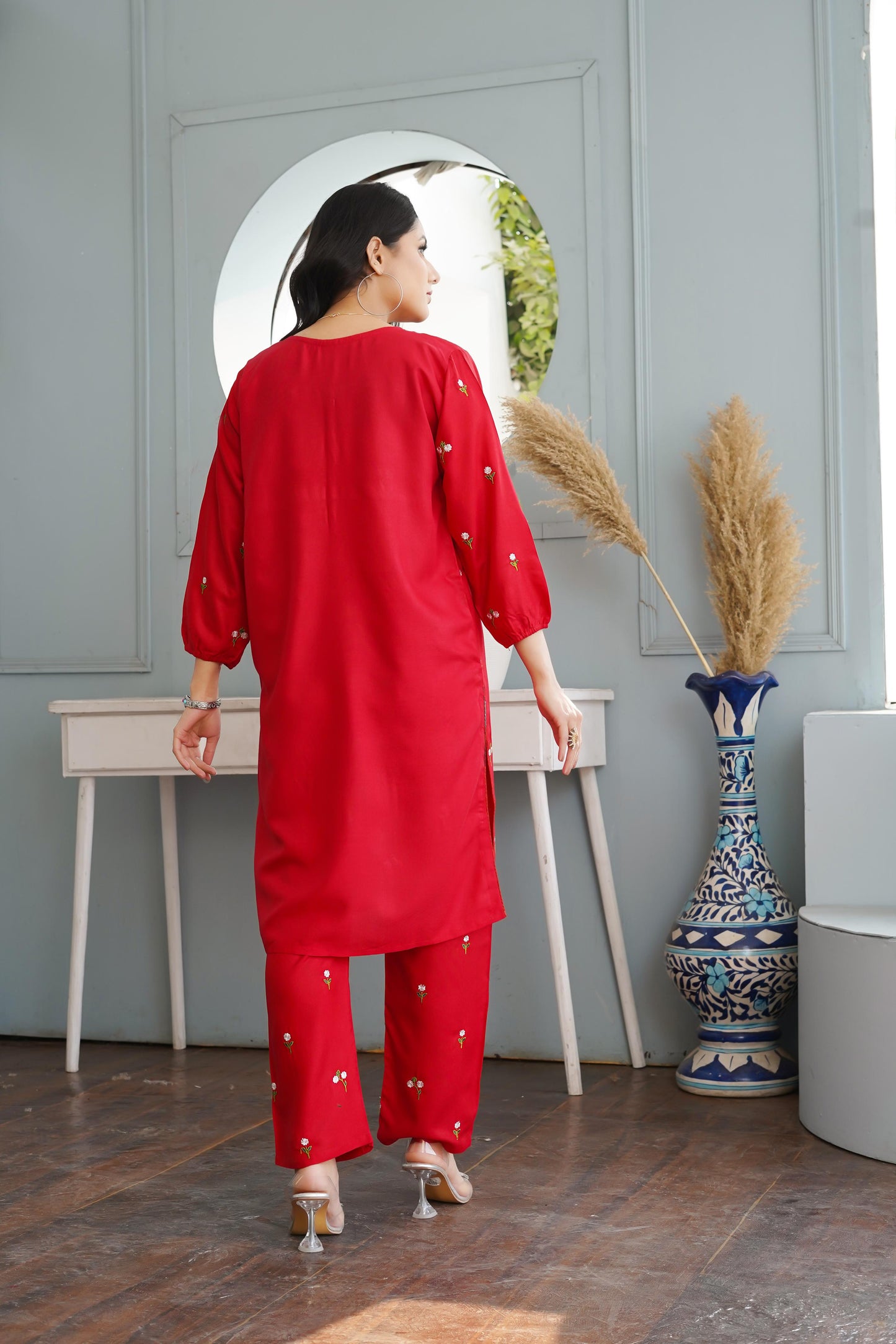 Petal Embroidered
