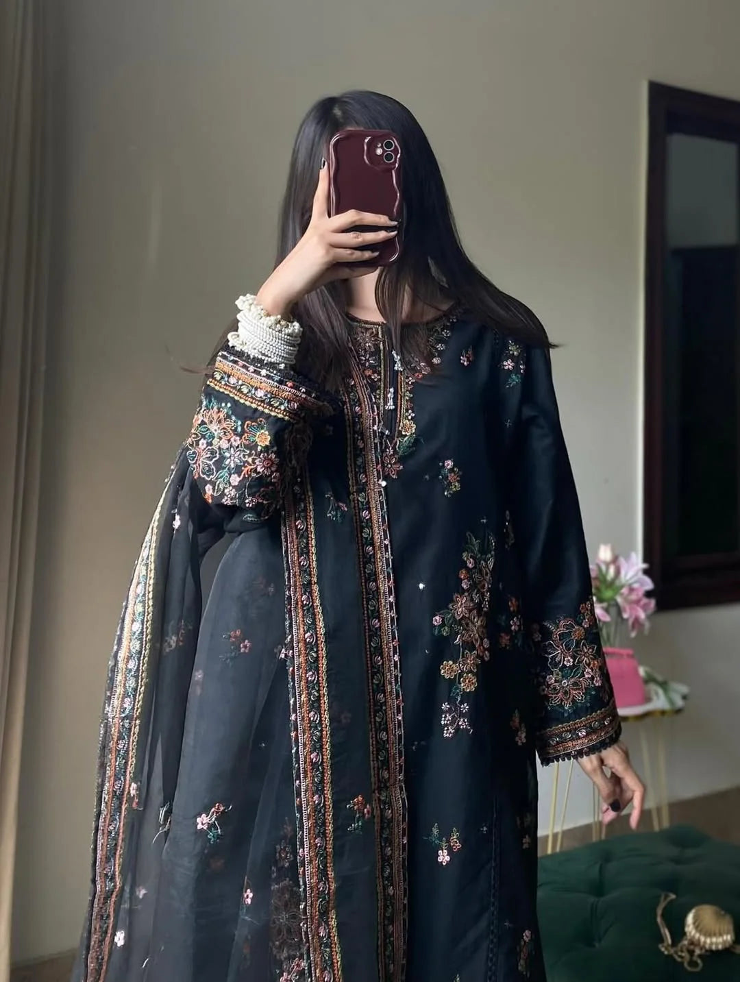 HAREEM EMBROIDERED 3PCS