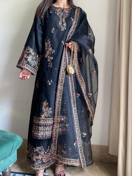 HAREEM EMBROIDERED 3PCS