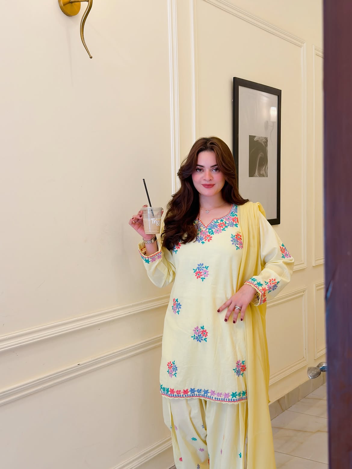 MINA Pastel Yellow 3PC Suit