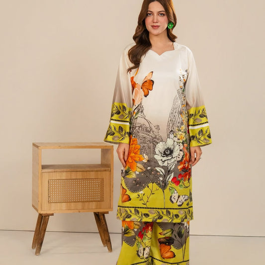 BEIGE BOLD VELVET – 2 PCS