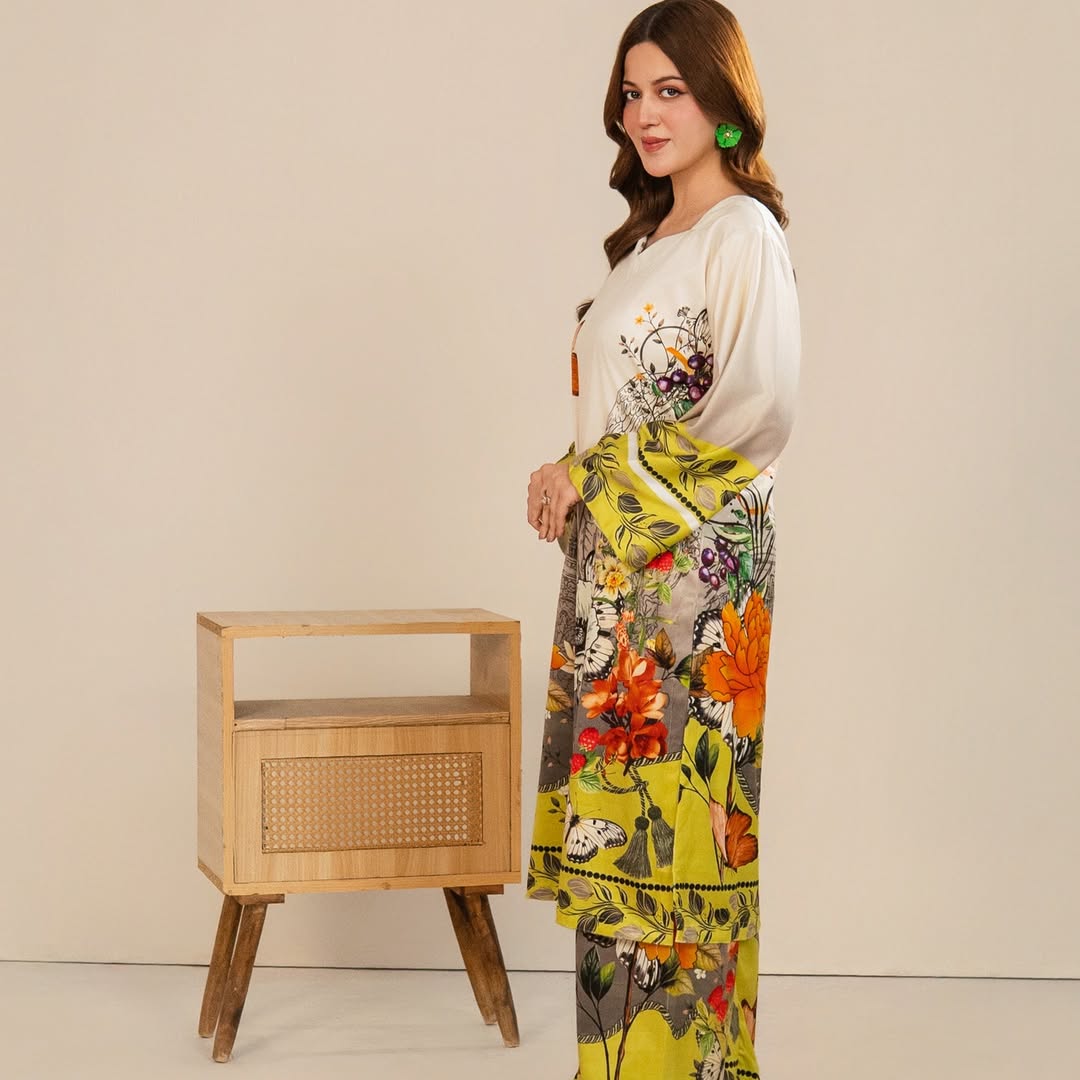 BEIGE BOLD VELVET – 2 PCS