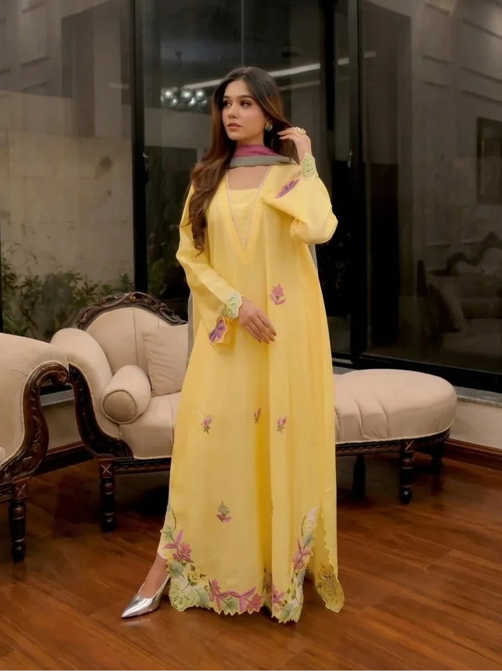 Butter Kaftan 3PC