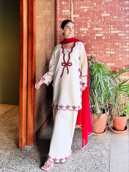 Nayyab Embroidered 3-Pcs